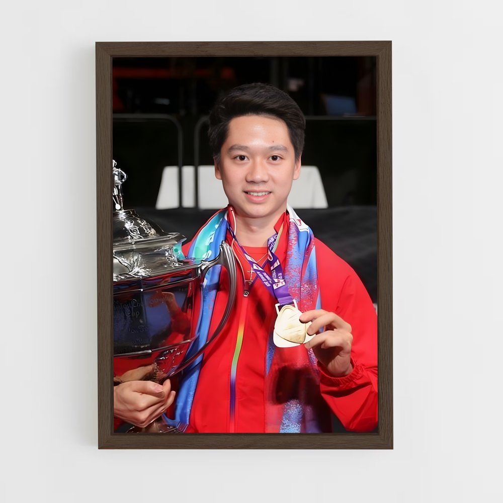 Poster Champion de la Passion – affiche Badminton (vue 5)